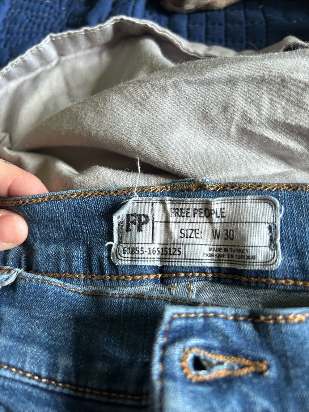 Free People Medium Blue Denim Jeans